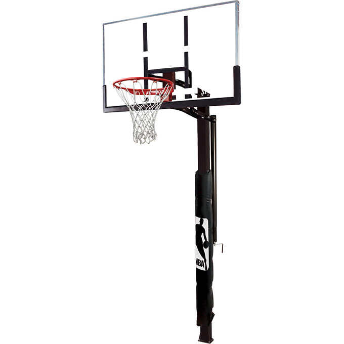 Spalding NBA 60 Tempered Glass In-Ground Basketball Hoop